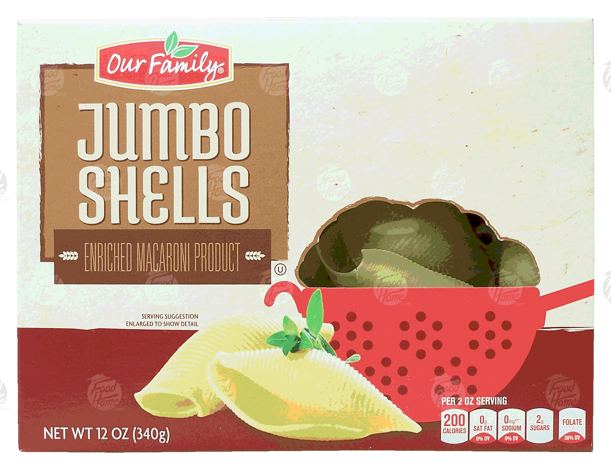 Our Family  jumbo shells dry pasta Full-Size Picture